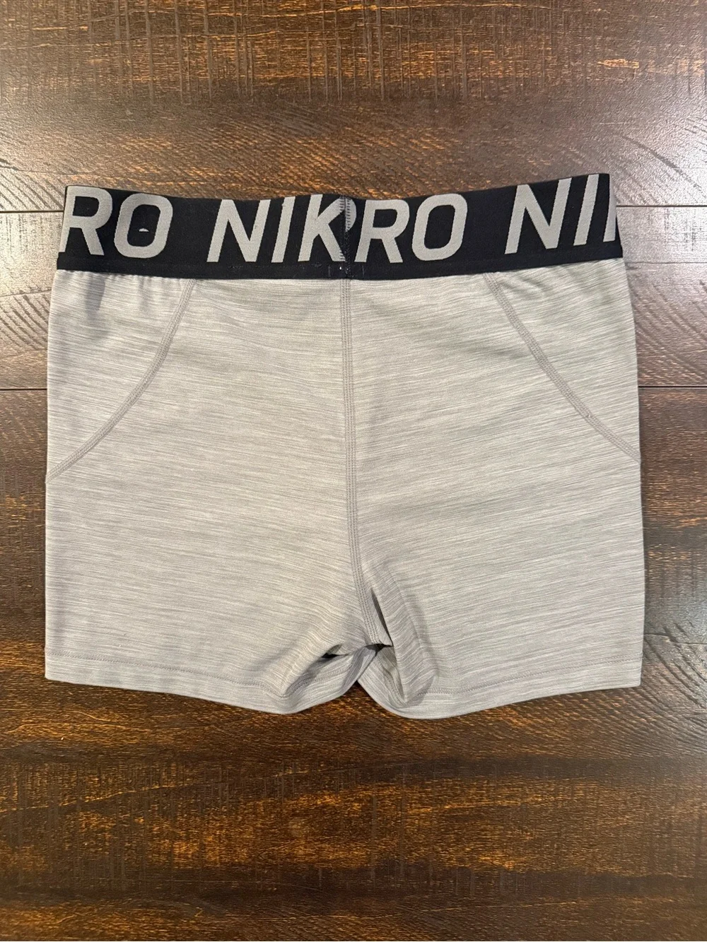 Nike Pro Dri-FIT Gray Compression Shorts Size Large Athletic Training
